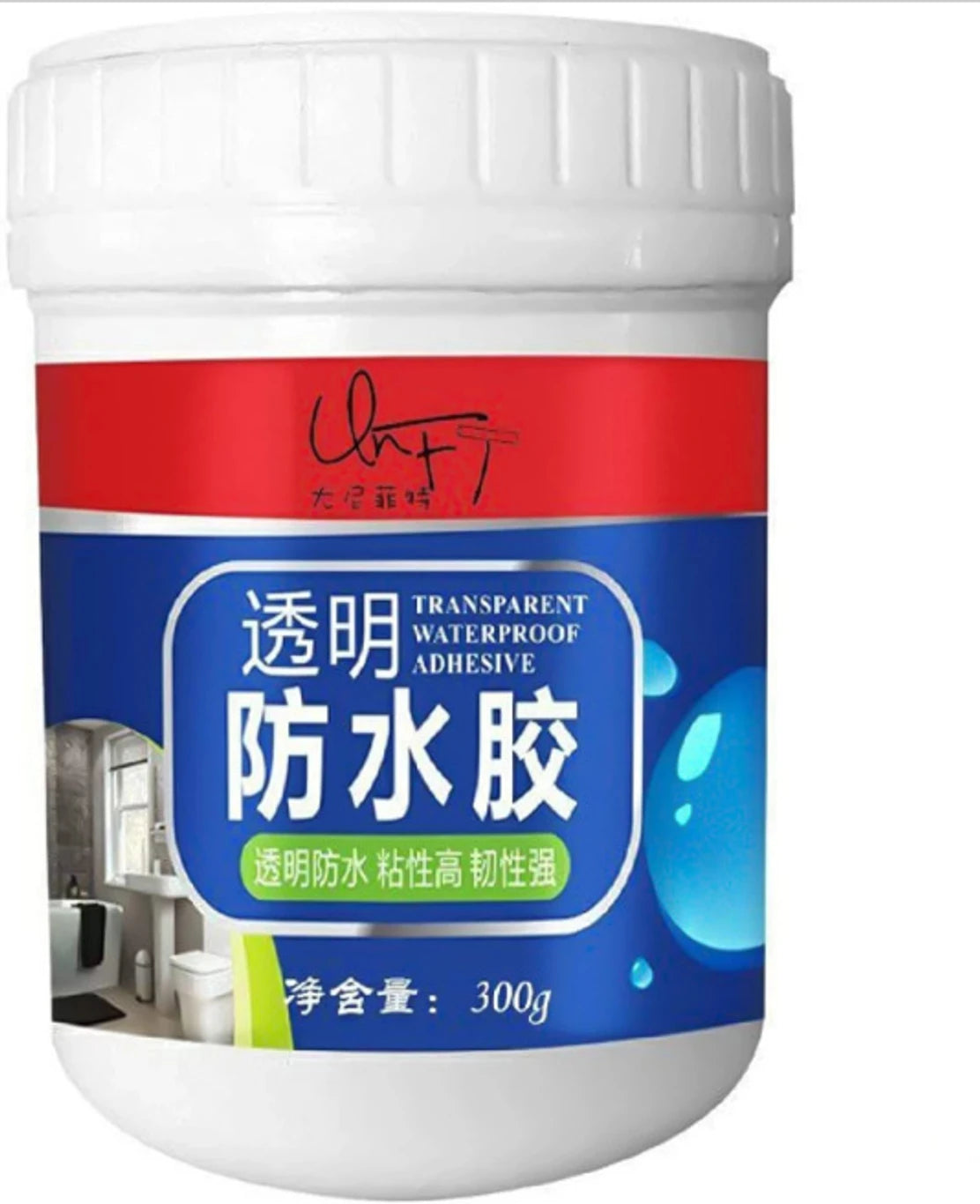 GLERK Waterproof Glue for roof top crack seal agent Clear Gel Bathroom Concrete Adhesive (300 g)