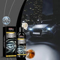 Car Headlight Restoration Kit – Clears Scratches, Dirt & Oxidation for Crystal Clear Headlights, Easy to Apply, Long-Lasting Shine,100ml Cleaner with Sponge & Cloth