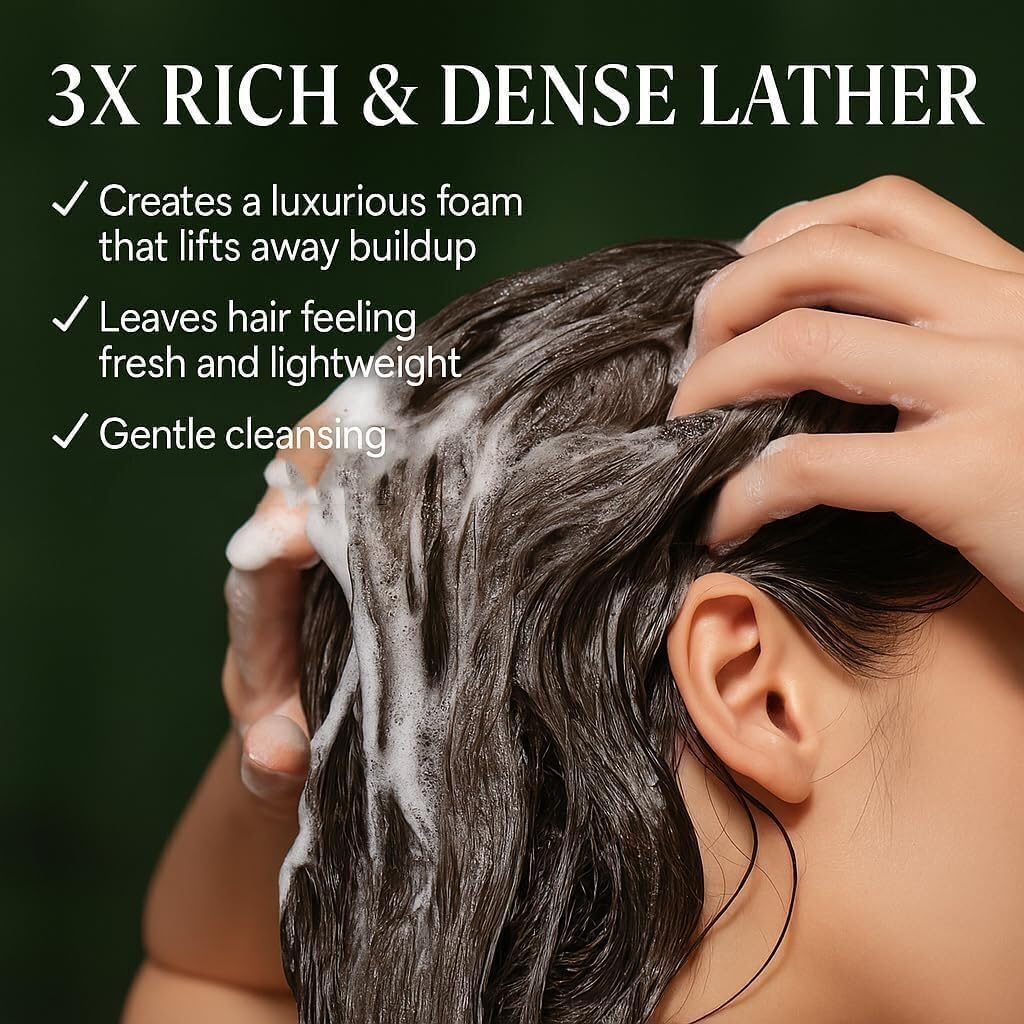 Japanese Hair Dye Shampoo – Natural Ammonia-Free Hair Color for Men & Women | Long-Lasting Plant-Based Hair Coloring Shampoo for All Hair Types[pack of2]