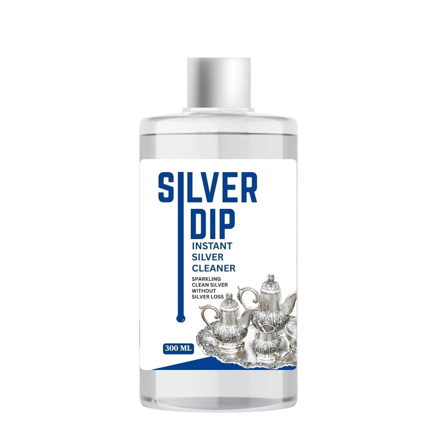 Silver Cleaning Liquid, Silver Dip Instant Silver Cleaner For Jewellery, Articles And Silverware - No Silver Loss, 250ml (Pack of 1)