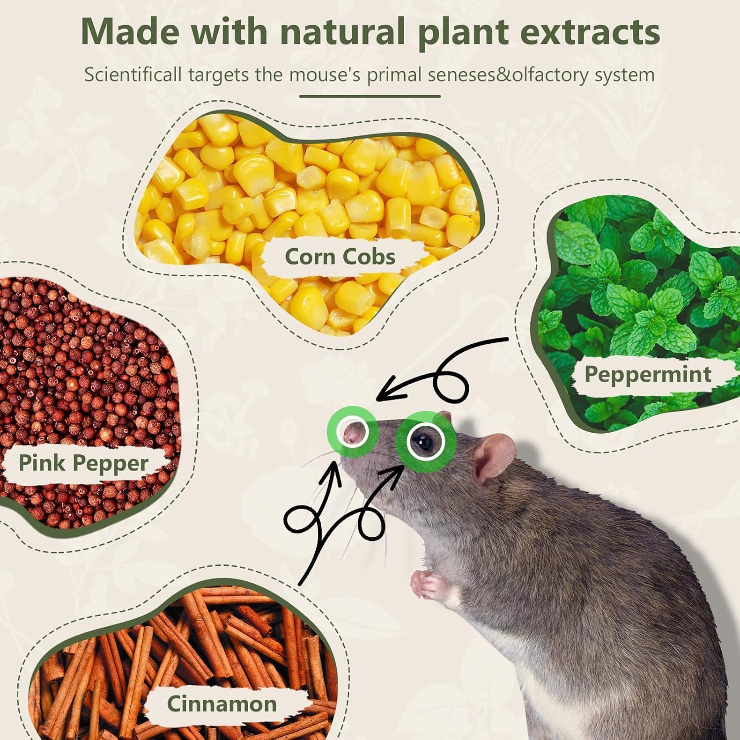 KRIMOJFAB Oil Mouse & Squirrel Deterrent Spray – Natural Rodent Repellent Oil for Home, Garden & Car | Long Lasting Mouse, Rat & Squirrel...